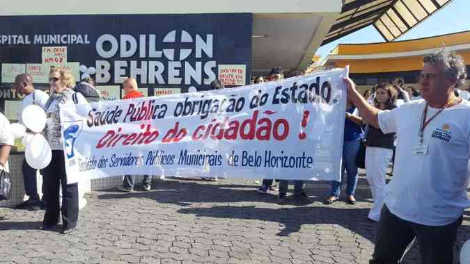 Aproximadamente 200 pessoas participaram do ato nesta quarta-feiraComunicao Odilon Behrens/Divulgao