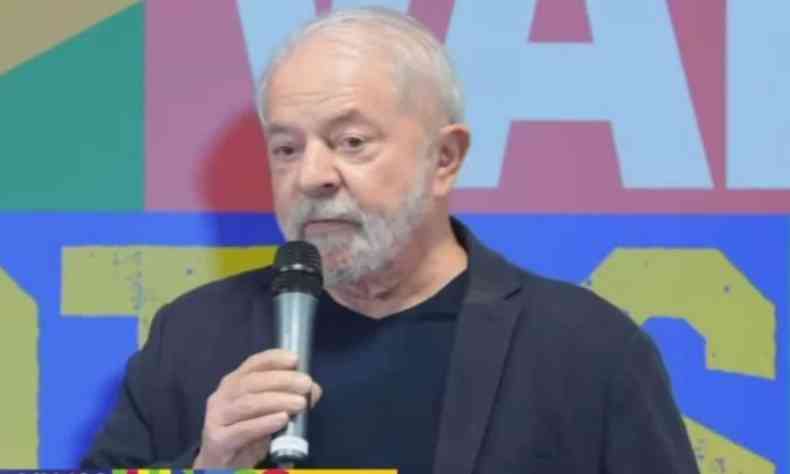 Luiz Incio Lula da Silva fala durante evento em Alagoas