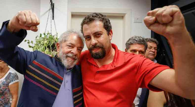 Lula e Boulos 