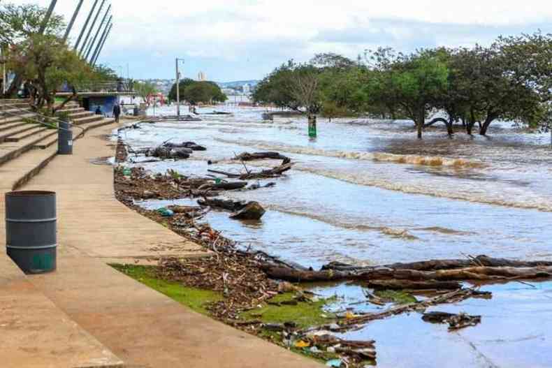 Estragos provocados por chuvas no Rio Grande do Sul