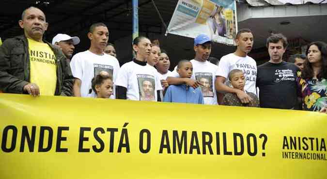 Drama vivido pela famlia de Amarildo  semelhante ao de parentes de vrias pessoas que sumiram depois de serem abordadas por policiais em todo o pas(foto: Tnia Rgo/ABr)