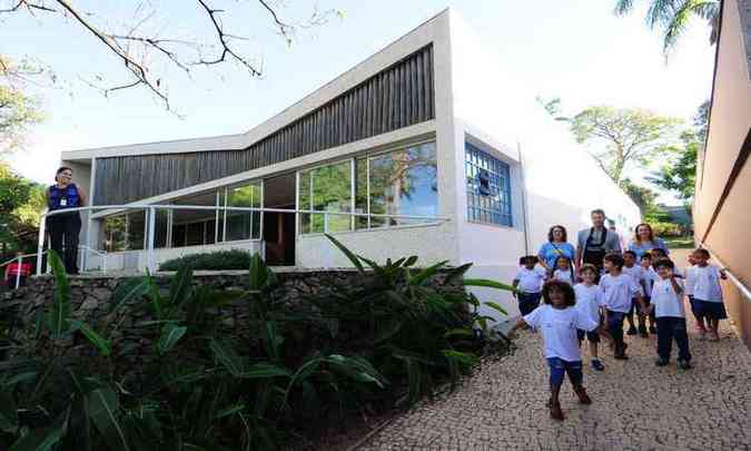 Durante o passeio, as crianas aprendem sobre cultura e meio ambiente(foto: Gladyston Rodrigues/EM/D.A Press)