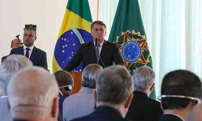 Presidente Jair Bolsonaro em Reunio com embaixadores