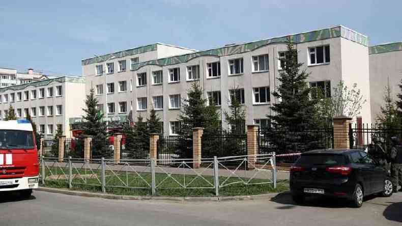Escola nmero 175 em Kazan, onde o ataque aconteceu(foto: Getty Images)