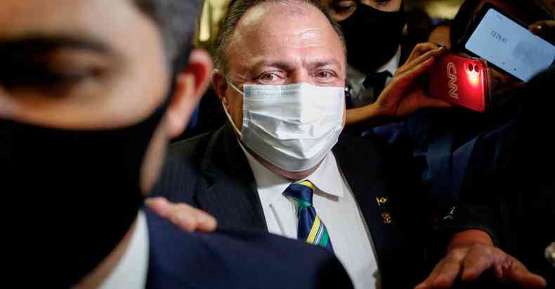 Em dois dias, ex-ministro foi acusado de mentir nas respostas dadas aos senadores na Comisso Parlamentar de Inqurito(foto: Srgio Lima/AFP)