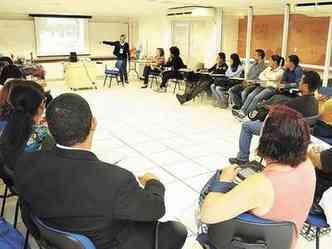 A primeira turma com beneficirios do Bolsa-Famlia no Sebrae-MG, com 25 participantes, ter hoje a sua formatura(foto: Marcos Vieira/EM/D.A Press)