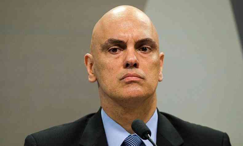 Ministro Alexandre de Moraes  um dos mais visados no STF(foto: Agncia Brasil)