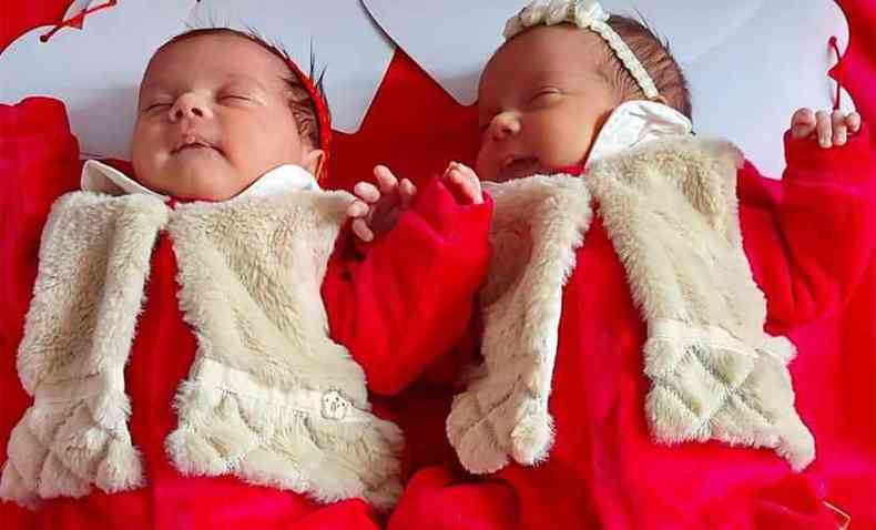 Maria Alice e Maria Ceclia nasceram saudveis