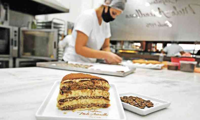 Tiramissu tem receita especial desenvolvida pela confeiteira e  a segunda torta mais vendida