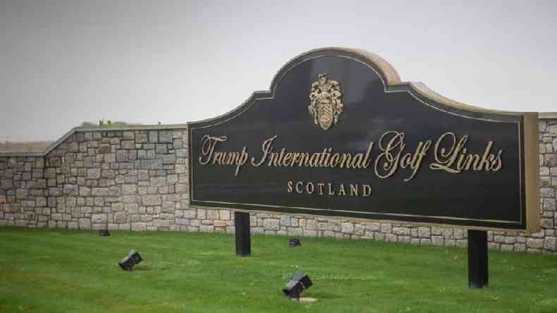 Trump possui campos de golfe na Irlanda(foto: Getty Images)