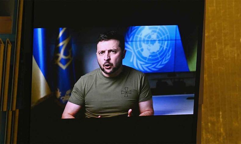 Volodymyr Zelensky, presidente da Ucrnia