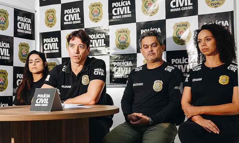 Delegado Rodrigo Noronha e equipe trabalham para encontrar mais vtimas do pedreiro