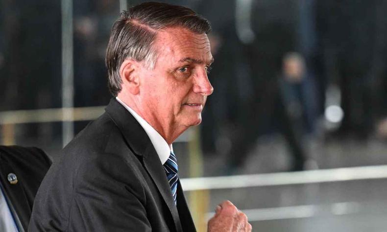 Bolsonaro está nos Estados Unidos desde o dia 30 de dezembro, sem previsão para retornar ao Brasil(foto: Evaristo Sa/AFP) Jair Bolsonaro