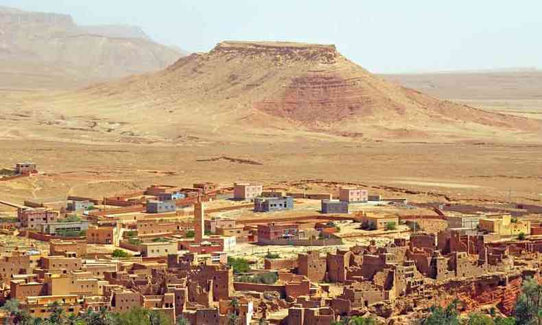 No Marrocos, visite o Circuito de Mil Kasbah, no deserto do Saara(foto: Jos Antnio Ramalho/Divulgao)