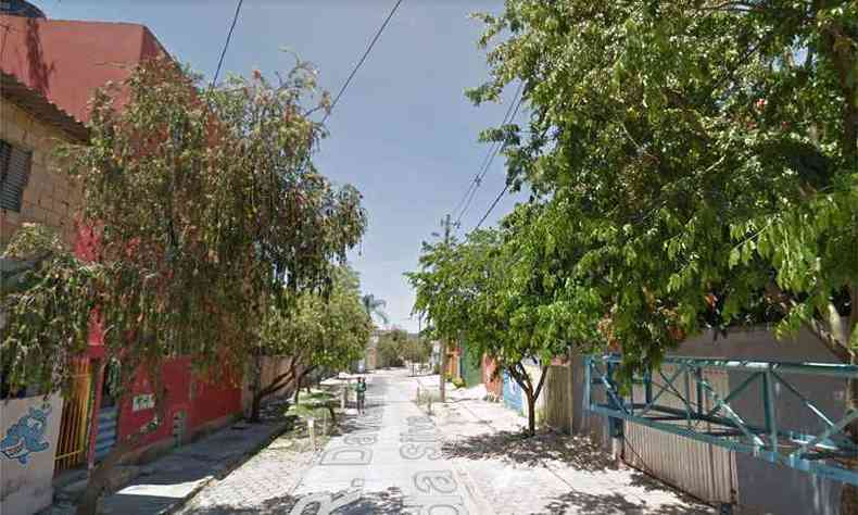 As agresses aconteceram no Bairro So Joo Batista, em BH(foto: Reproduo/Google Street View)
