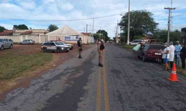 PM acionou quartis da Regio Norte, passando as caractersticas do agressor e tambm do veculo usado para a fuga (foto: PMMG/Divulgao)