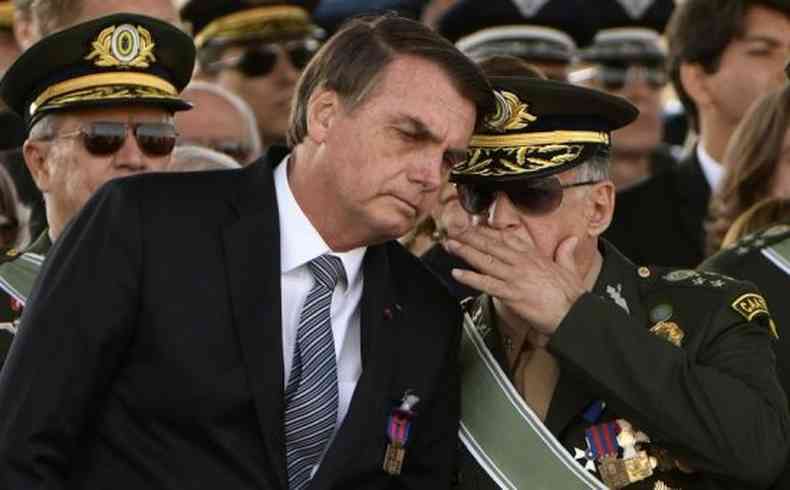 Os militares acreditam que o governo conseguir, com a postura mais firme de Bolsonaro, 'mostrando a verdade'(foto: ED ALVES/CB/D.A. PRESS.)