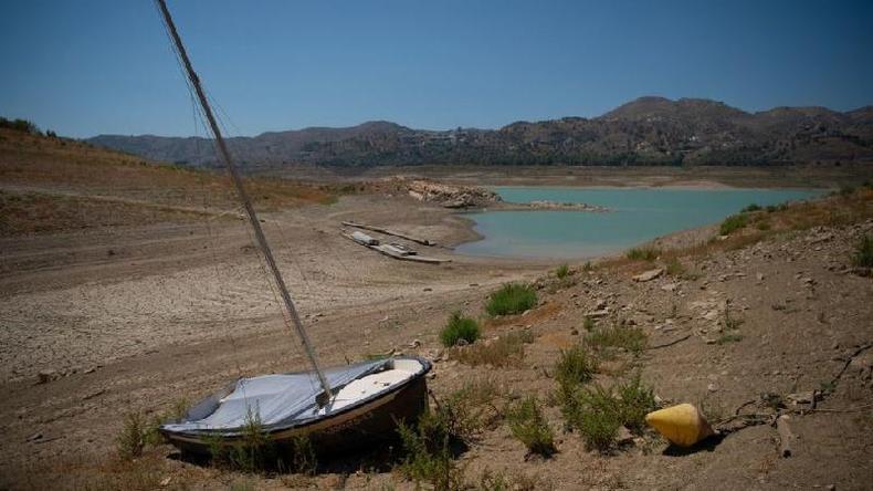Reservatrio de Vinuela seco