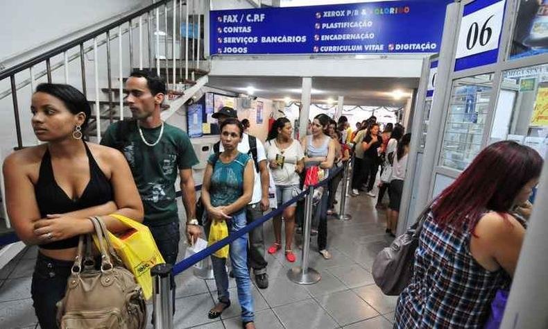 Pr�mio da Mega-Sena � estimado em mais de R$ 43 milh�es para o pr�ximo concurso, dia 19 (foto: Alexandre Guzanshe/EM)