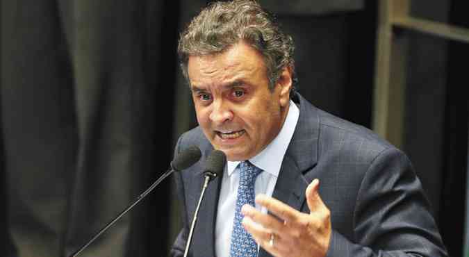 Acio Neves (PSDB), senador e pr-candidato a presidente(foto: Bruno Peres/CB/D.A Press - 21/1/14)