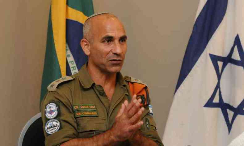 O coronel Golan Vach comandou a Unidade Nacional de Resgates (UNR) das Foras de Defesa de Israel em Minas(foto: Ramon Lisboa/EM/D.A Press)