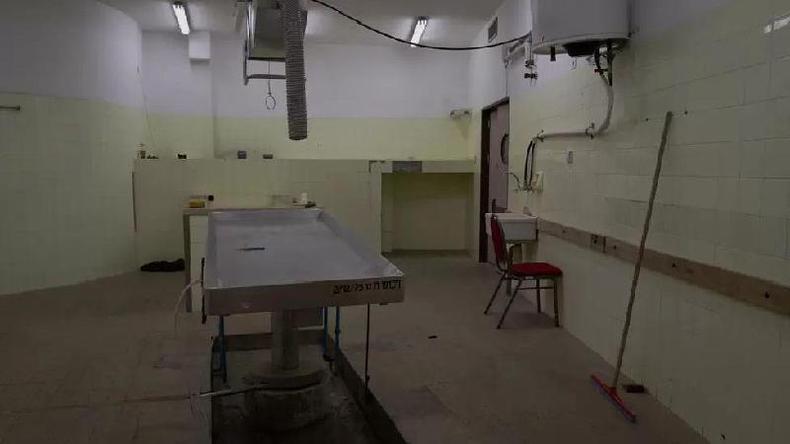 Uma sala em centro Zaka em Tel Aviv onde os corpos so levados para serem limpos de acordo com o costume judaico