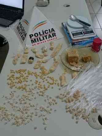 Militares no conseguiram identificar e prender os responsveis pela droga (foto: Polcia Militar/Divulgao )