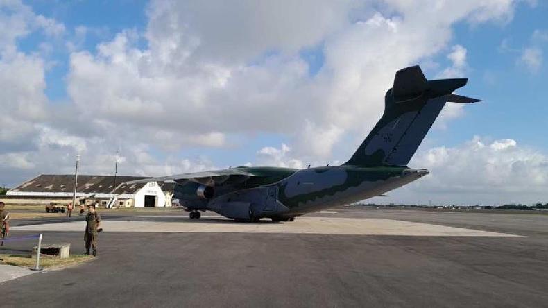 Avio KC-390 Millennium usado para trazer brasileiros de volta ao Brasil