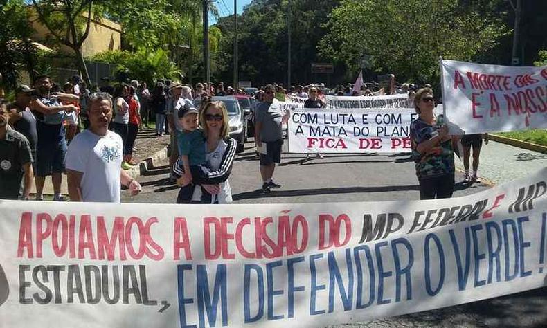 Moradores de vários bairros reivindicam preservação das áreas verdes de Belo Horizonte(foto: Jair Amaral/EM.DA Press) Moradores de vários bairros reivindicam preservação das áreas verdes de Belo Horizonte(foto: Jair Amaral/EM.DA Press)