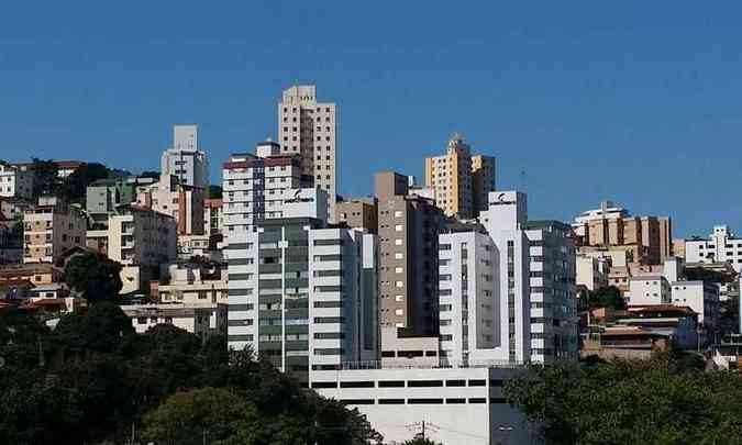 Vista do Bairro Nova Sua, Regio Oeste de Belo Horizonte, na manh deste sbado(foto: Paulo Filgueiras/EM/D.A Press)