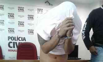 Pablo Marcos Soares Barros foi preso no dia do seu aniversrio (foto: Polcia Civil/ Divulgao )