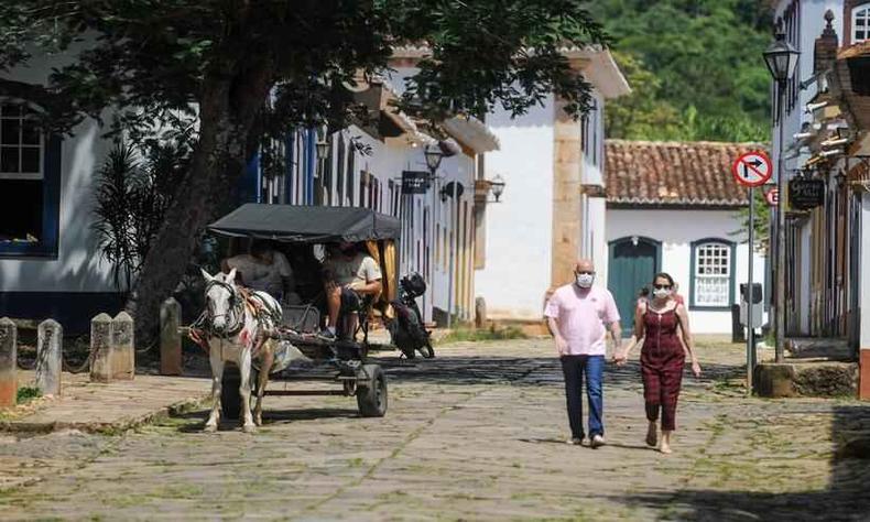cidade de Tiradentes, regio central de minas