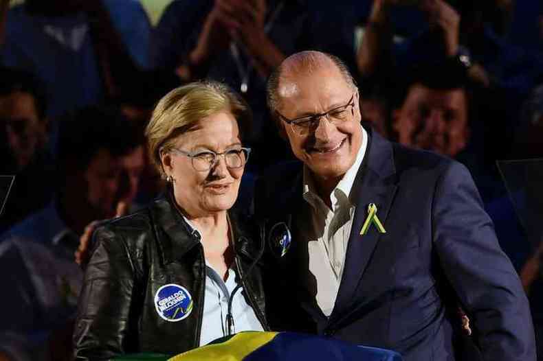 Senadora pelo PP do Rio Grande do Sul, Ana Amlia Lemos  candidata a vice-presidente de Alckmin(foto: Evaristo S/AFP)