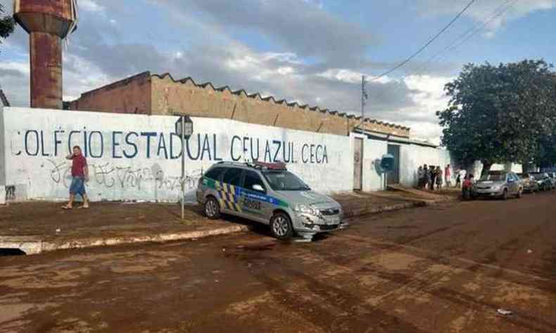 Estudante  suspeito de assassinar o professor do Colgio Estadual Cu Azul(foto: Brbara Cabral/DB/D.A. Press)