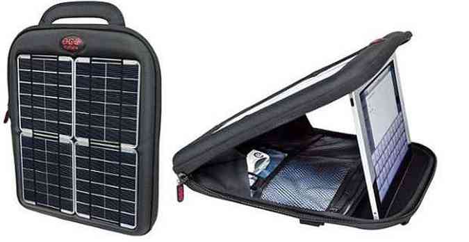 So cases mochilas com painis fotovoltaicos, com preos variando de US$ 99 a US$ 399, podendo carregar tablets, notebooks, celulares e cmeras digitais(foto: Divulgao / voltaicsystems.com)