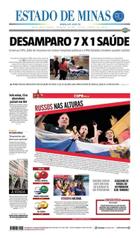 Confira a Capa do Jornal Estado de Minas do dia 20/06/2018