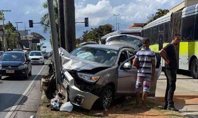 Acidente de trnsito na Pampulha