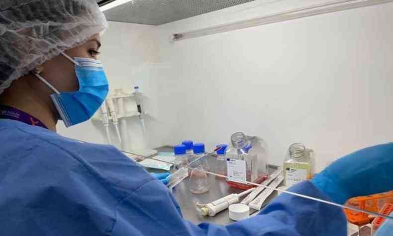 teste feitos no CT Vacinas, que  o centro de pesquisas em biotecnologia da UFMG