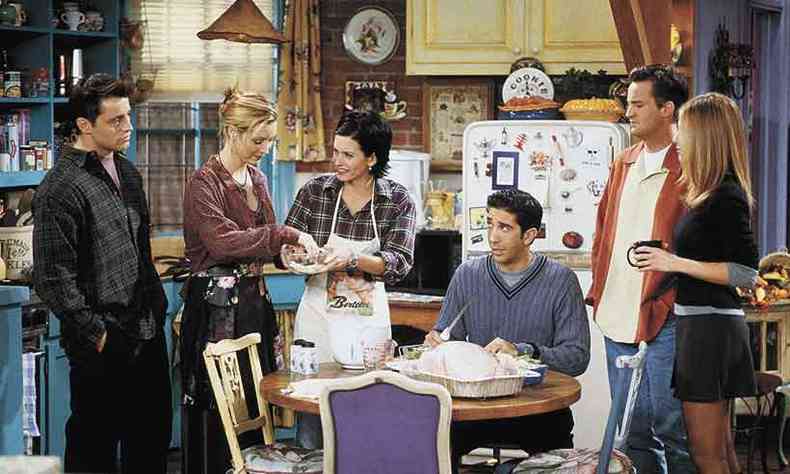 Diversas aes esto programadas para comemorar os 25 anos de 'Friends'(foto: NBC/divulgao)