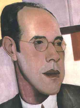 Mário de Andrade em quadro pintado por Lasar Segall