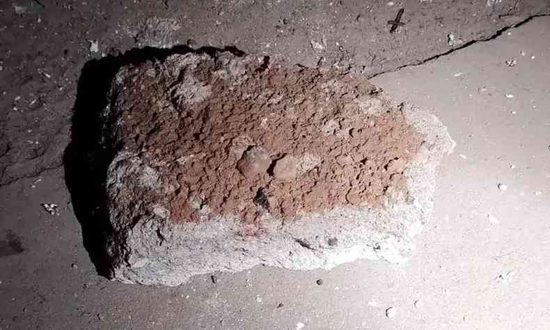 imagem de um pedao de concreto