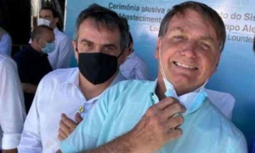 Ao Lado Do Senador Ciro Nogueira Reu No Stf Por Organizacao Criminosa E Ex Aliado De Lula Bolsonaro Visita O Piaui Politica Estado De Minas