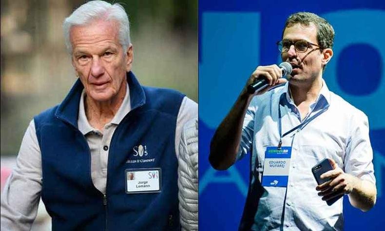 Jorge Paulo Lemann e Eduardo Mufarej s�o alguns dos apoiadores do evento, que focar� em empresas iniciantes voltadas para a educa��o (foto: Scott Olson/Getty Images/AFP 9/7/15 e Divulga��o 1/9/18 )