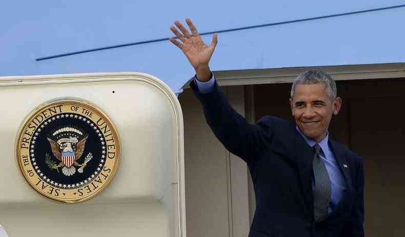 Presidente dos EUA fez o pedido durante pronunciamento no rdio(foto: NOEL CELIS / AFP)