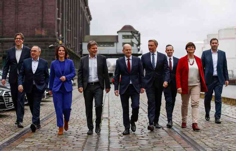Membros do SPD, Verdes e FDP