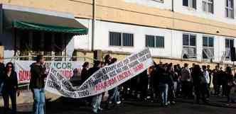 Problemas com a instituio comearam em 2009, com protestos de alunos e inspeo do Ministrio da Educao(foto: Sidney Lopes/EM/D.A Press %u2013 5/6/09)