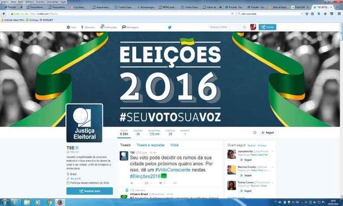 (foto: TSE/Reprodução/Twitter ) (foto: TSE/Reprodução/Twitter )