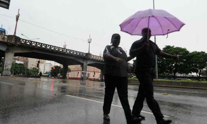 Previsão é para a possibilidade de pancadas de chuva até a manhã deste sábado(foto: Leandro Couri/EM/D.A Press. ) Previsão é para a possibilidade de pancadas de chuva até a manhã deste sábado(foto: Leandro Couri/EM/D.A Press. )
