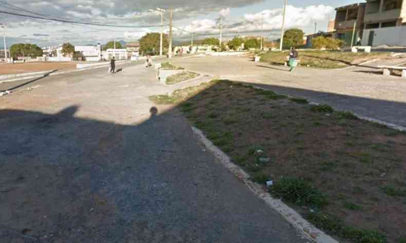 Local que teria acontecido o crime, segundo a PM(foto: Reproduo/Google Street View)