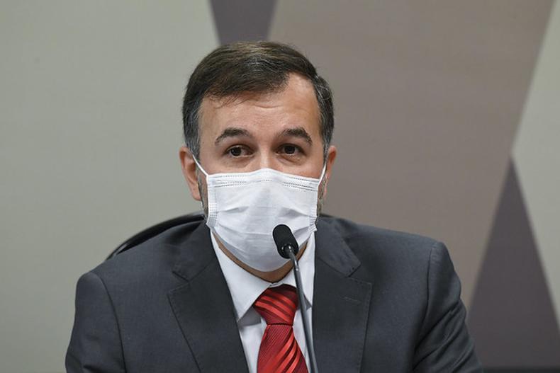 CPI da COVID ouve o depoimento nesta tera (17/8) do auditor do TCU, Alexandre Marques(foto: Jefferson Rudy/Agncia Senado)